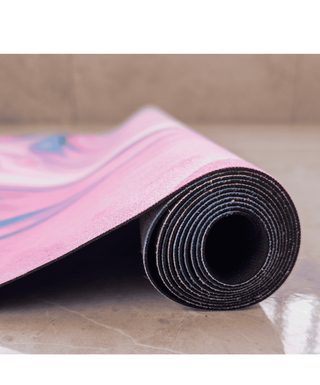 Katlanabilir Seyahat Matı Pembe 1mm